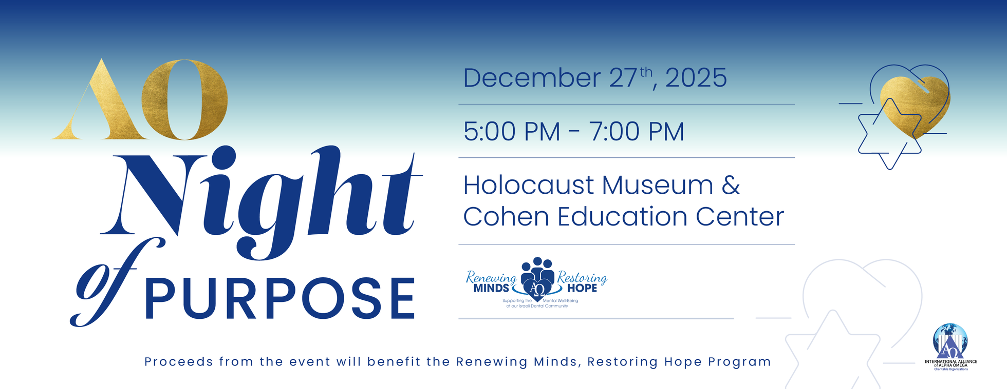 Renewing Minds, Restoring Hope: AO Night of Purpose